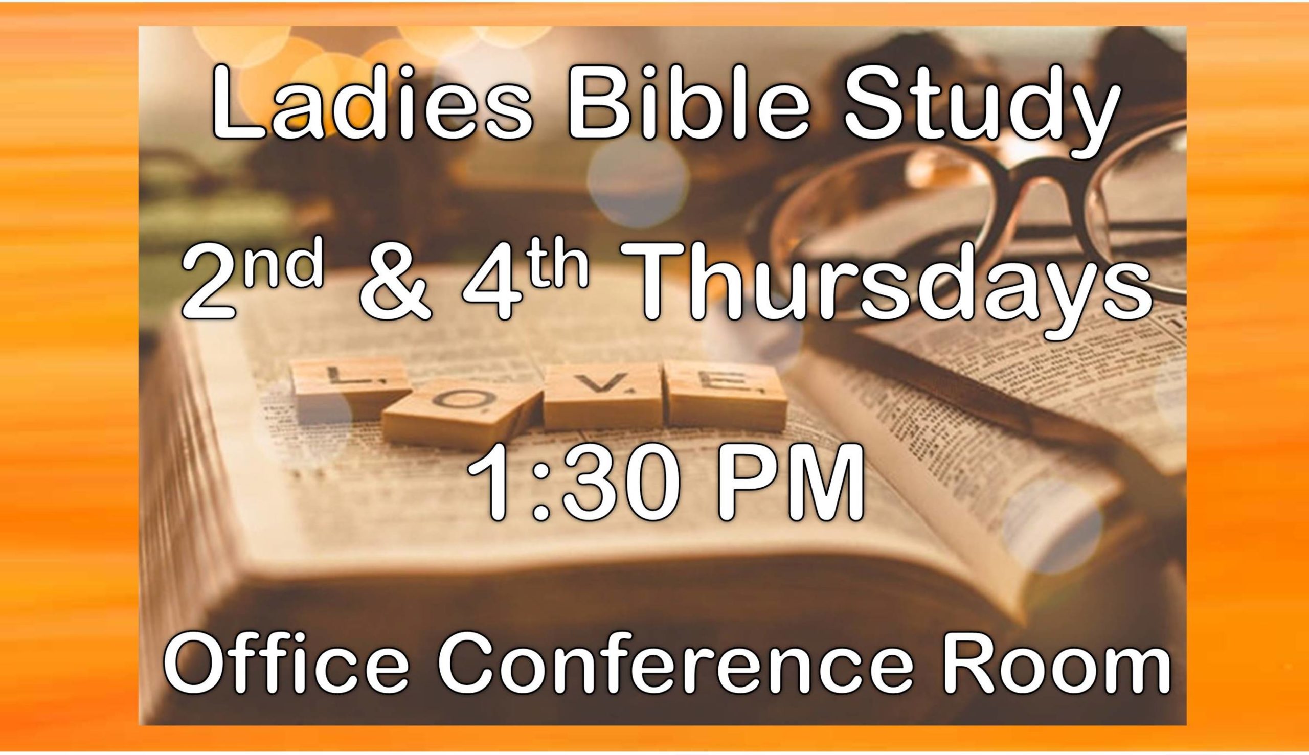 Ladies' 4th Thursday Bible Study